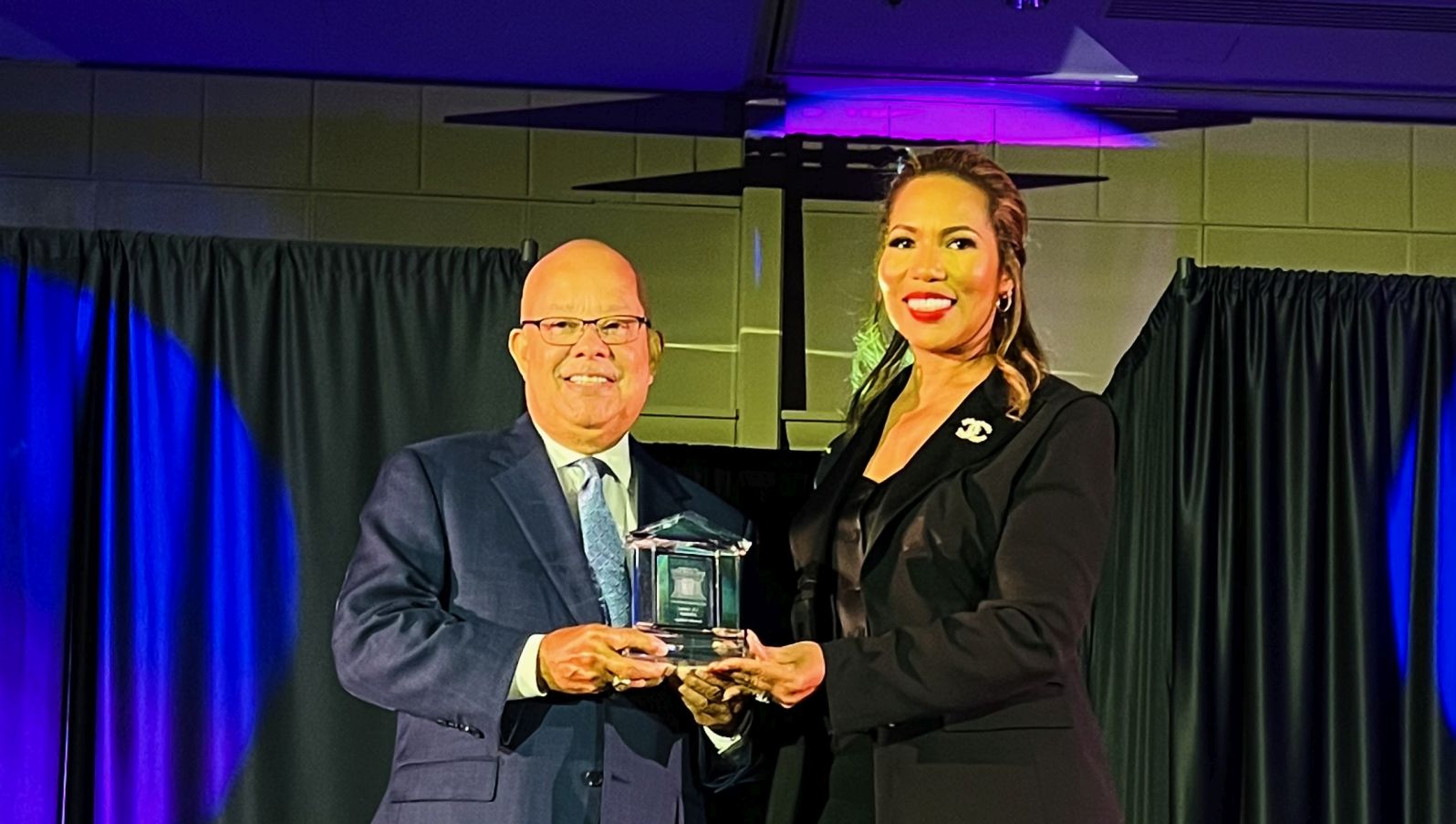 Benedict College President Roslyn Artis and Benedict alumnus I.S. Leevy Johnson were inducted into the National Black College Alumni Hall of Fame September 23.