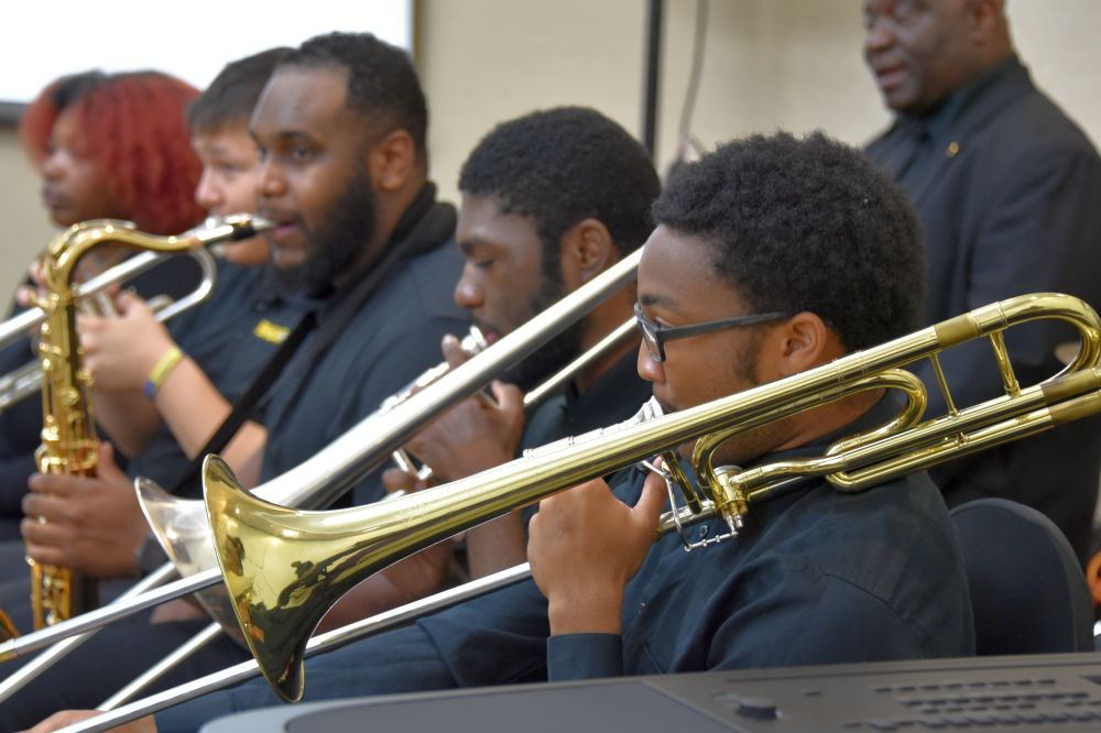 Benedict College's Jazz performed at the SCICU Oct. 13 board luncheon.