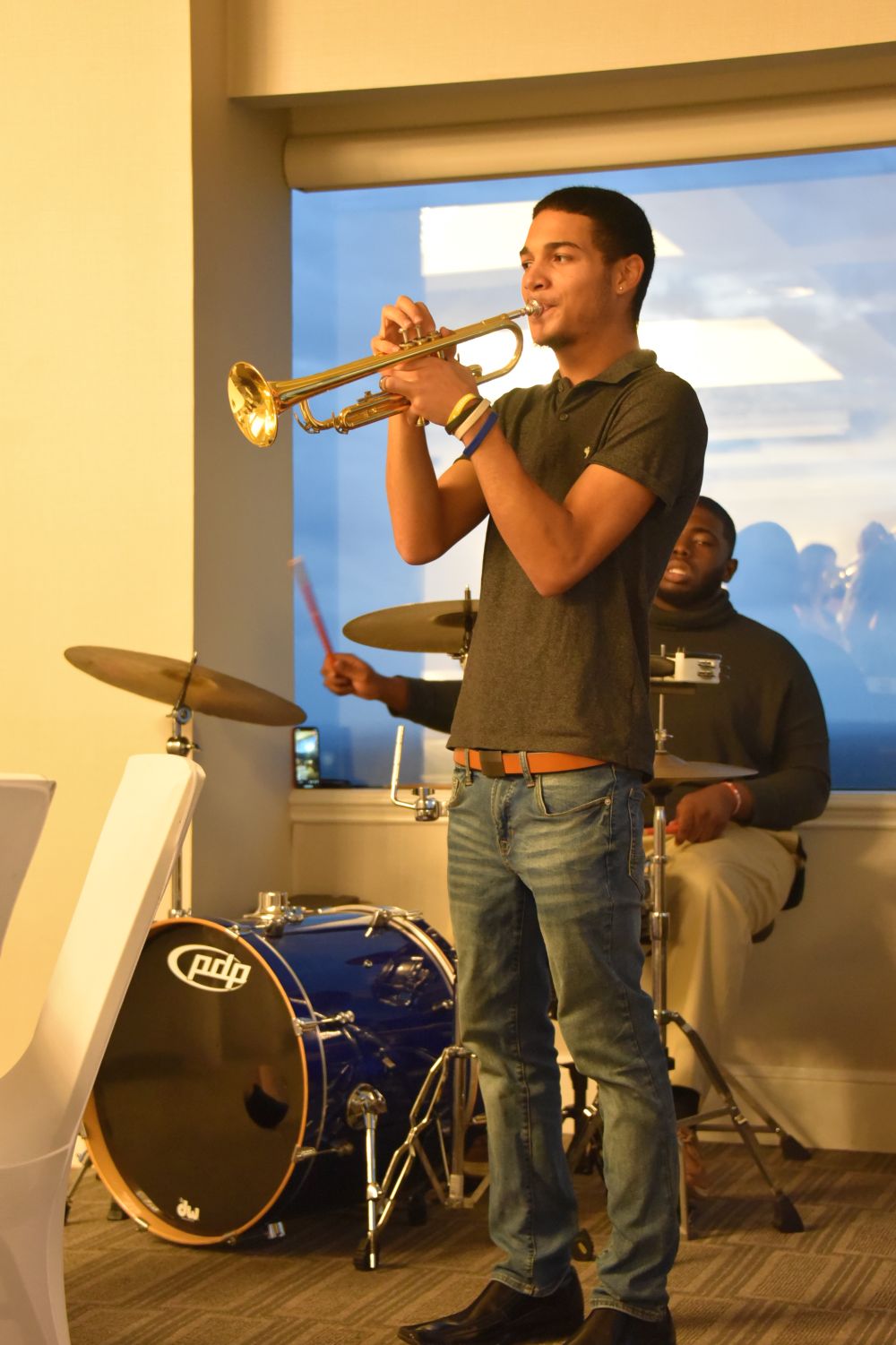 The Allen University Student Jazz Ensemble performed at the Oct. 12 SCICU Trustee Appreciation Reception.