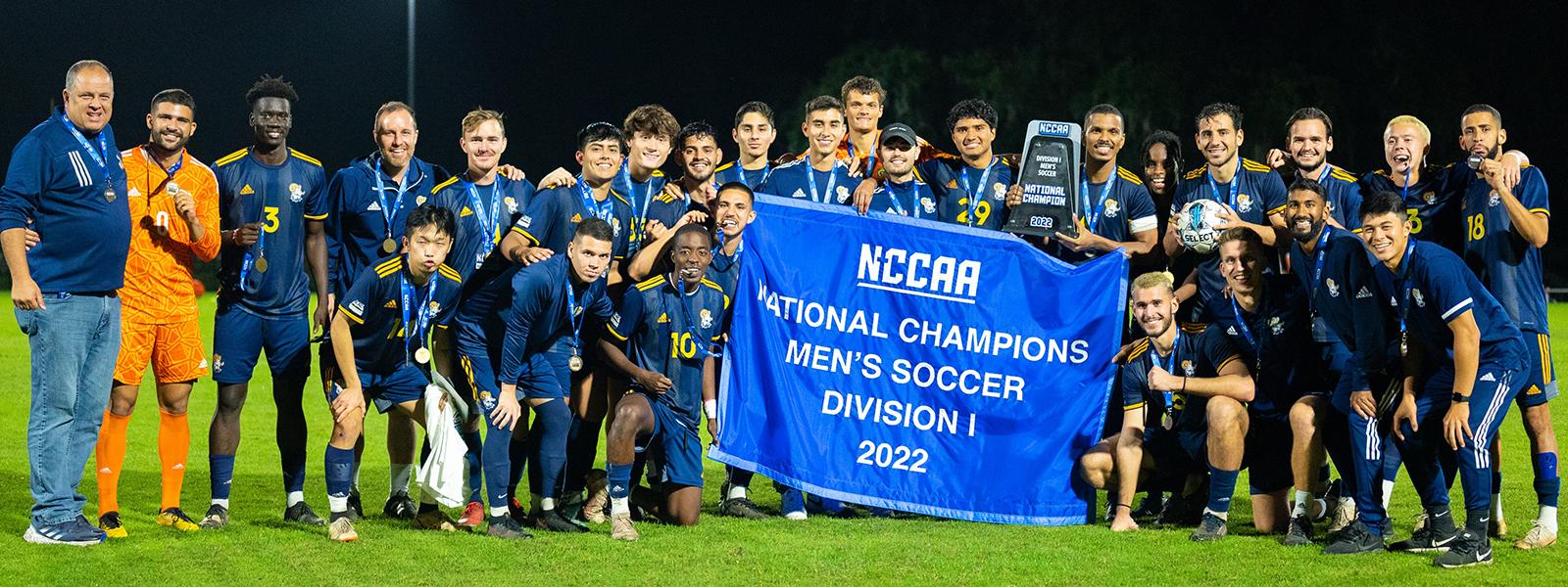 CIU Rams men's soccer team win 2022 NCCAA D1 national championship