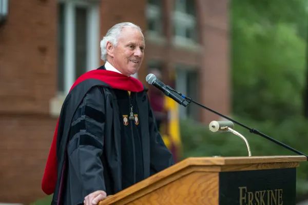 Gov. Henry McMaster was the commencement speaker for Erskine College May 6.