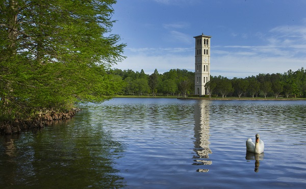 Grant from Duke Energy contributes to Furman's ongoing lake restoration efforts.