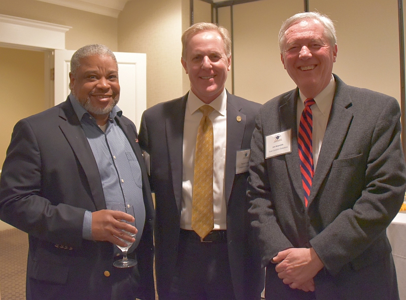 Jerry Cheatham, SCICU board chair-elect; Russell Cook, SCICU board chair; and Jim Reynolds, SCICU past board chair.