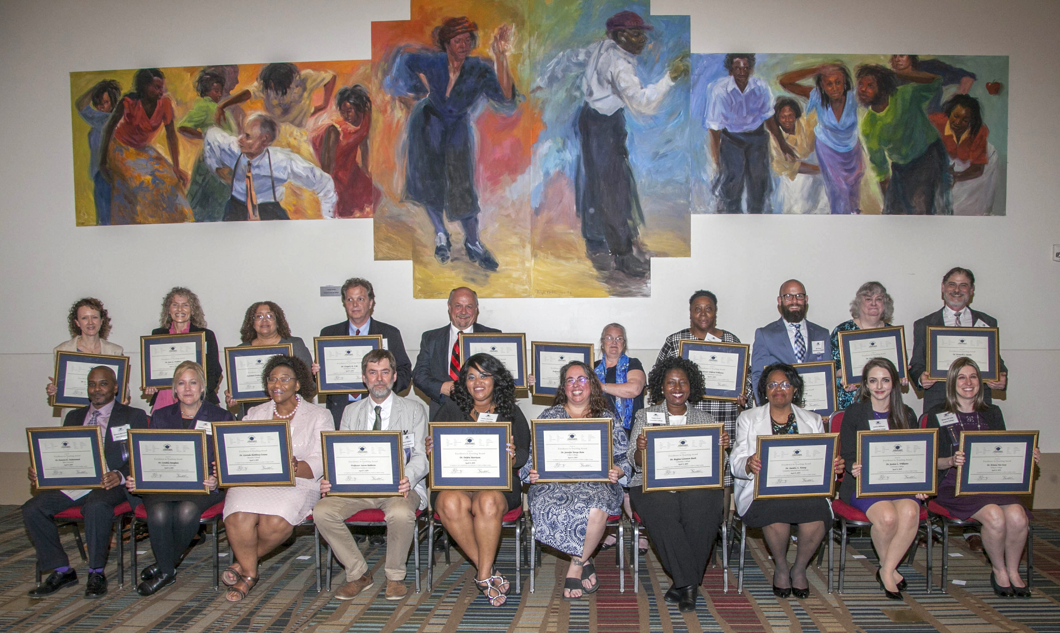 Leading professors at SCICU's 20 member colleges and universities were honored with Excellence In Teaching awards on April 9.  The awards dinner kicked off the 2019 SC Independent Colleges and Universities week.