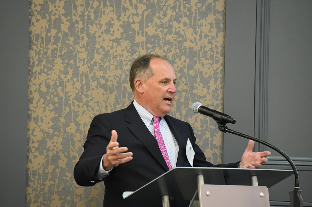 S.C. Chamber President Bob Morgan was the keynote speaker for the SCICU Spring 2022 board meeting.