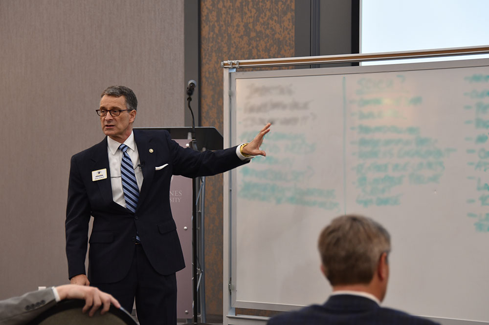 SCICU President & CEO Jeff Perez summarized roundtable discussions at the Spring 2022 board meeting.