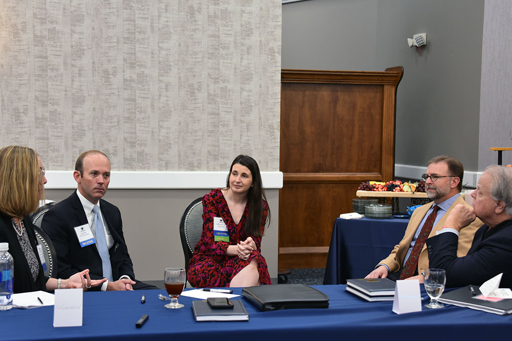 SCICU trustees and presidents discussed the future of higher education during roundtables at the SCICU 2022 Spring board meeting.
