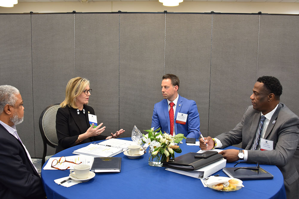 SCICU trustees and presidents discussed the future of higher education during roundtables at the SCICU 2022 Spring board meeting.