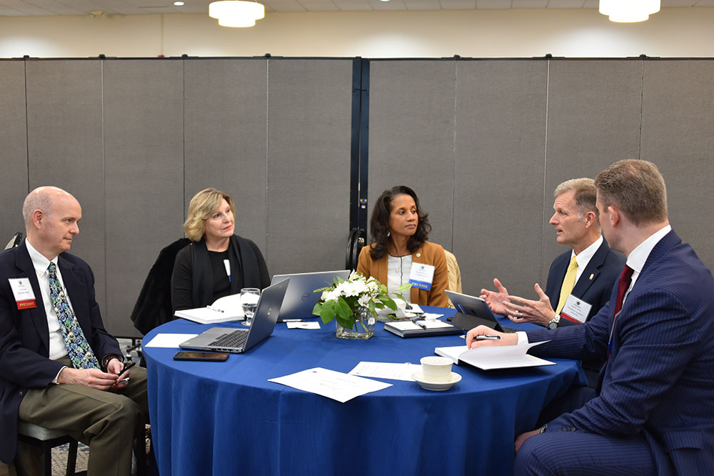 SCICU trustees and presidents discussed the future of higher education during roundtables at the SCICU 2022 Spring board meeting.