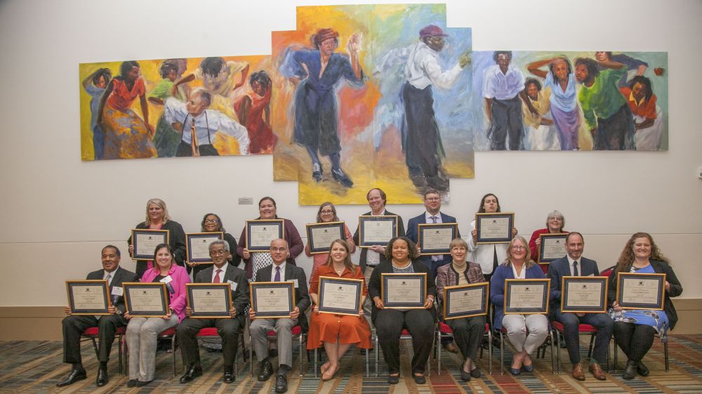 SCICU honored the 2022 Excellence In Teaching award winners at the April 5 awards dinner at the Columbia Metropolitan Convention Center.