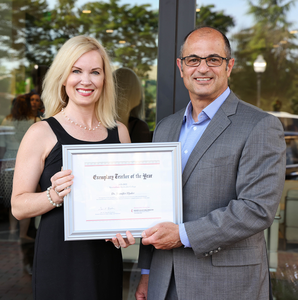 SMC professor Jennifter Hyde receives GBHEM Exemplary Teaching Award