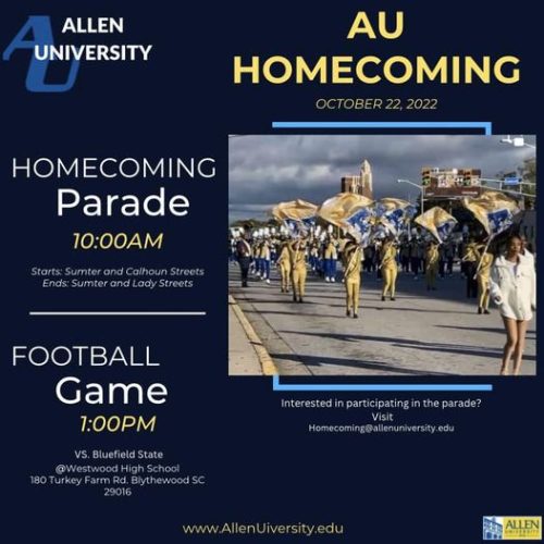 Allen University to hold 2022 October 22
