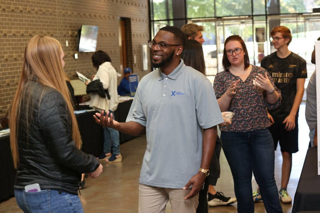 SMC Experience (SMCX) team members welcomed prospective students and their families at the Oct. 22 Open House. SMCX is a robust student and career development program that is SMC's one-stop shop for success through your college career and onward.