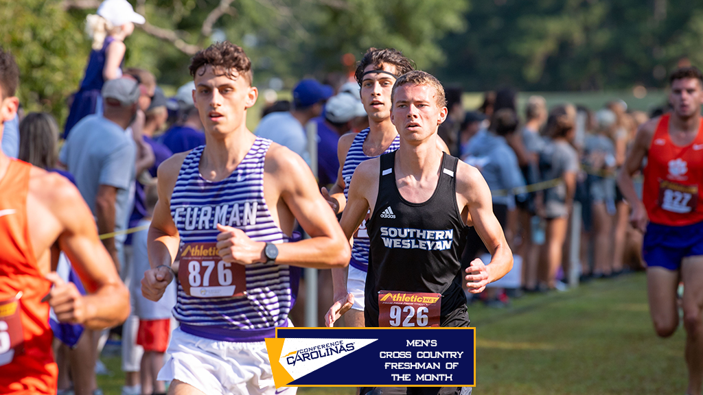 SWU's Ronan O'Neill selected Conference Carolinas Men's Cross Country Freshman of the Month